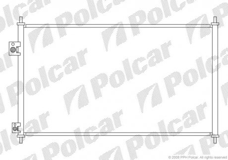 Радіатори кондиціонера POLCAR 3825K8C1S