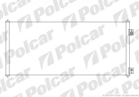 Радіатори кондиціонера POLCAR 3247K8C1S (фото 1)