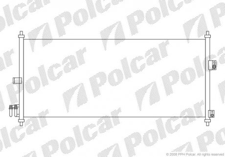 Радиаторы кондиционера POLCAR 2733K8C1S (фото 1)