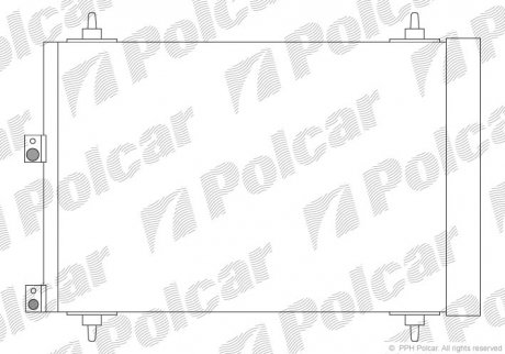 Радіатори кондиціонера POLCAR 2327K8C3S