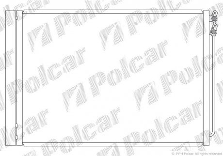 Радиаторы кондиционера POLCAR 2025K8C1S (фото 1)