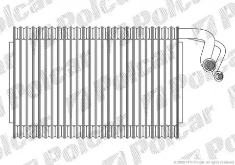 Испаритель кондиционера POLCAR 2017P8-1