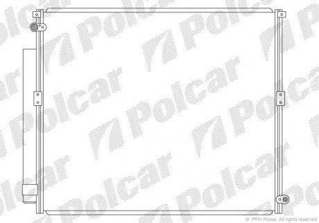 Радіатори кондиціонера POLCAR 8178K82K (фото 1)