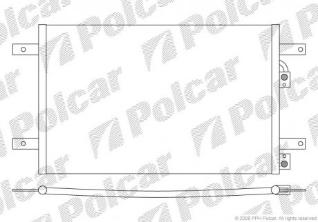 Радіатори кондиціонера POLCAR 9550K8C2 (фото 1)