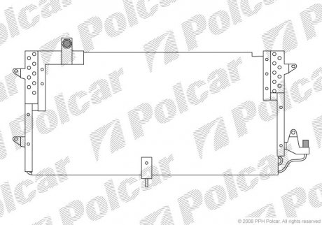 Радіатори кондиціонера POLCAR 9547K8B2