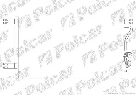 Радиаторы кондиционера POLCAR 5285K8C1