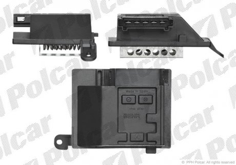 Резистор кондиціонера POLCAR 5040KST1X (фото 1)