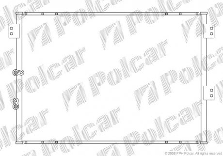 Радиаторы кондиционера POLCAR 8166K8C1