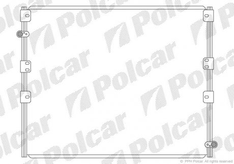 Радіатори кондиціонера POLCAR 8177K81K
