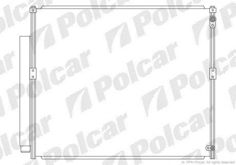 Радіатори кондиціонера POLCAR 8191K81K