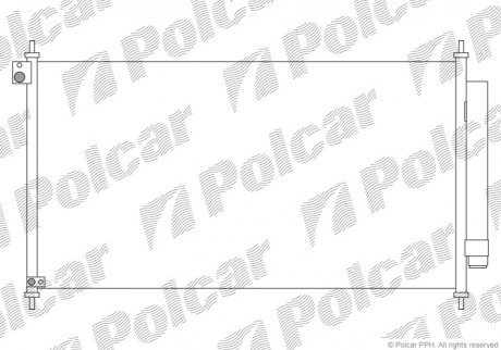 Радіатори кондиціонера POLCAR 38C1K81K