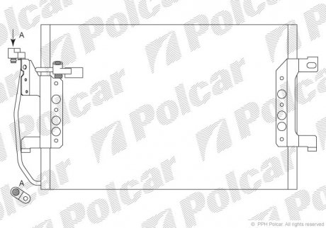 Радіатори кондиціонера POLCAR 5038K8C1