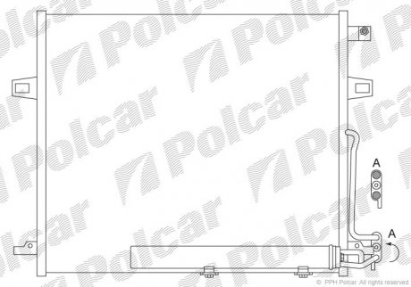 Радіатори кондиціонера POLCAR 5045K8C1 (фото 1)