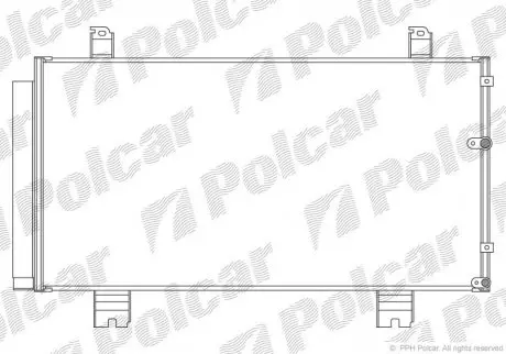Радиаторы кондиционера POLCAR 8011K81K