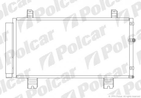 Радиаторы кондиционера POLCAR 8011K8C1