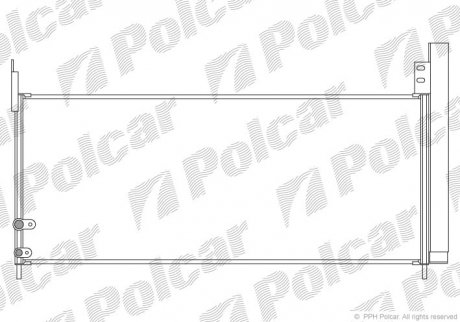 Радіатори кондиціонера POLCAR 8027K81K (фото 1)