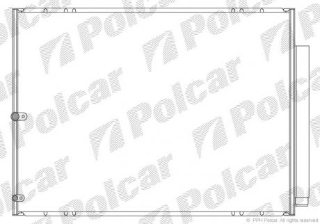 Радіатори кондиціонера POLCAR 8061K81K