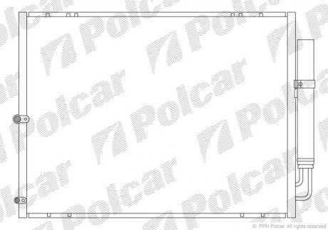 Радіатори кондиціонера POLCAR 8061K8C1