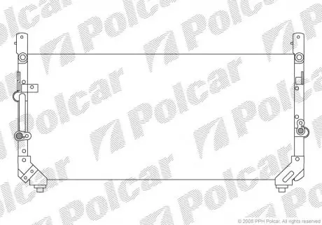 Радиаторы кондиционера POLCAR 8176K8B1