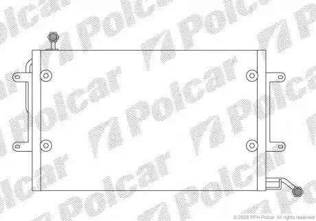 Радіатори кондиціонера POLCAR 9538K8C1