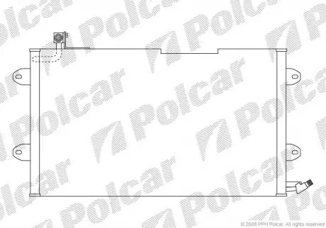 Радіатори кондиціонера POLCAR 9538K8C2
