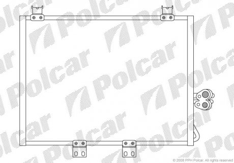 Радіатори кондиціонера POLCAR 3400K8C2