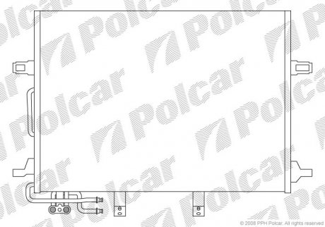 Радіатори кондиціонера POLCAR 5016K8C1 (фото 1)