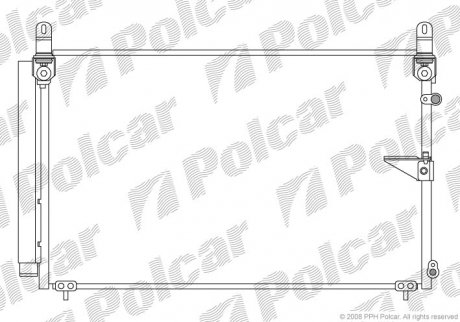 Радиаторы кондиционера POLCAR 8042K8C1 (фото 1)