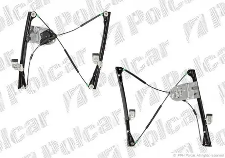 Стеклоподъемник ручной POLCAR 9524PSM6