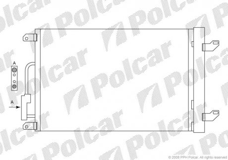 Радіатори кондиціонера POLCAR 4211K82X