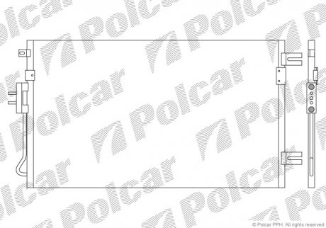 Радиаторы кондиционера POLCAR 2421K8C1