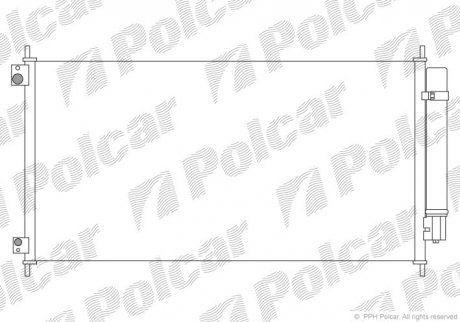 Радиаторы кондиционера POLCAR 3851K8C1