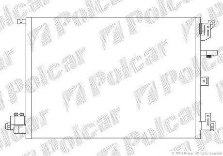 Радіатори кондиціонера POLCAR 9090K8C2