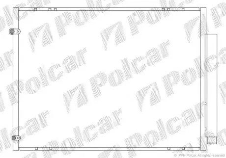 Радіатори кондиціонера POLCAR 8061K8C2