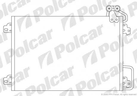 Радіатори кондиціонера POLCAR 6070K81X
