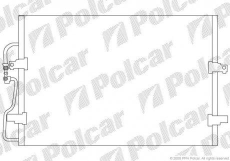 Радиаторы кондиционера POLCAR 5786K81X (фото 1)