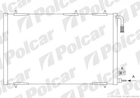 Радіатори кондиціонера POLCAR 5723K8C3