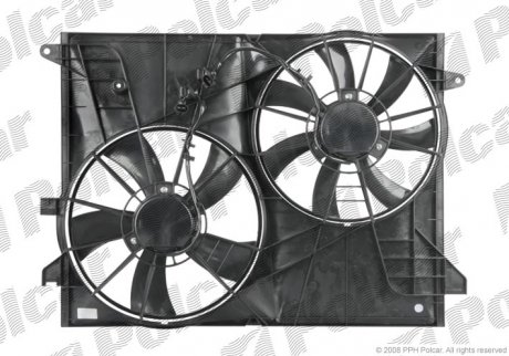 Вентиляторы радиаторов POLCAR 556523W1 (фото 1)