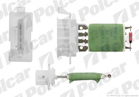 Резистор кондиціонера POLCAR 5555KST1X (фото 1)