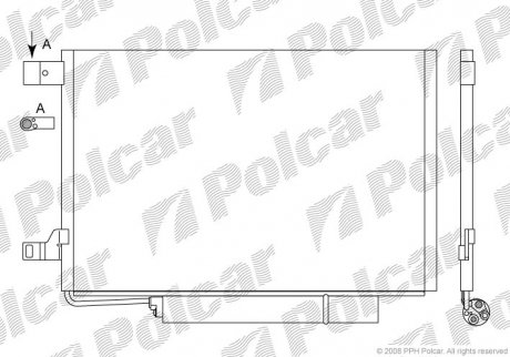 Радиаторы кондиционера POLCAR 5006K8C1