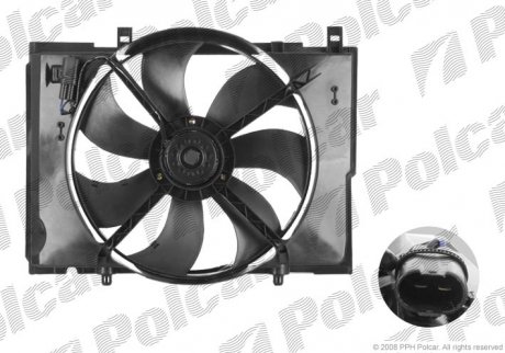 Вентилятори радіаторів POLCAR 500223W4 (фото 1)