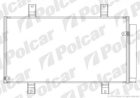 Радіатори кондиціонера POLCAR 4548K81K
