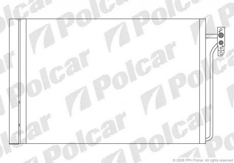 Радіатори кондиціонера POLCAR 4332K8C1