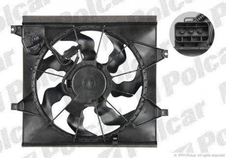 Вентилятори радіаторів POLCAR 416523W2 (фото 1)