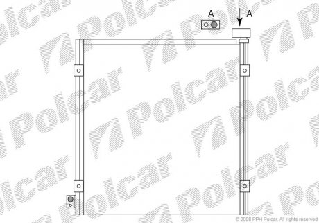 Радіатори кондиціонера POLCAR 3860K8C1