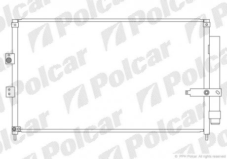 Радіатори кондиціонера POLCAR 3828K81K