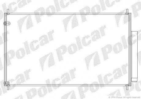 Радіатори кондиціонера POLCAR 3822K81K