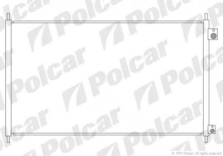 Радиаторы кондиционера POLCAR 3818K85K