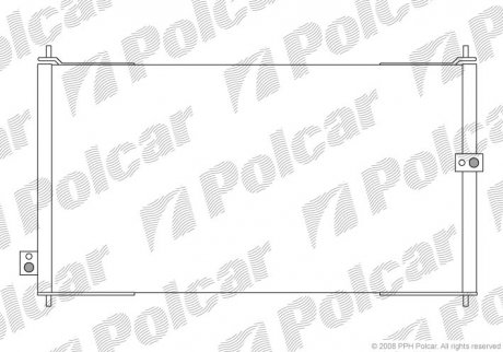 Радіатори кондиціонера POLCAR 3816K8C1