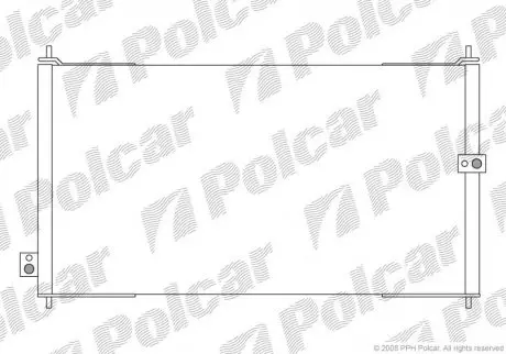 Радиаторы кондиционера POLCAR 3816K8C1
